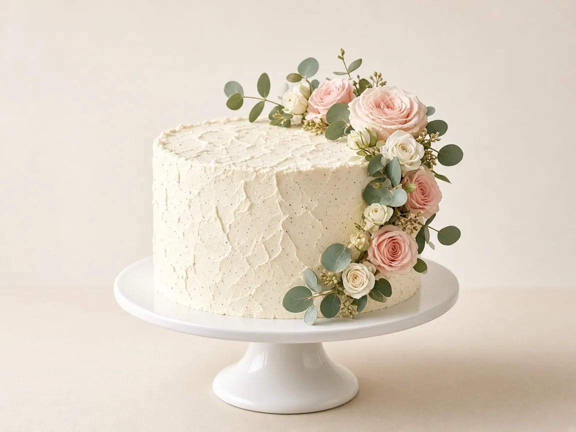 Garden Rose Celebration Cake